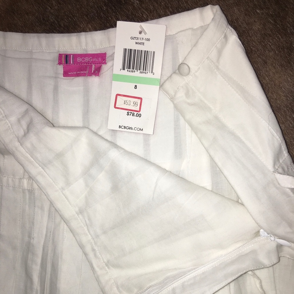 BCBG cotton skirt embroidered - Picture 8 of 11